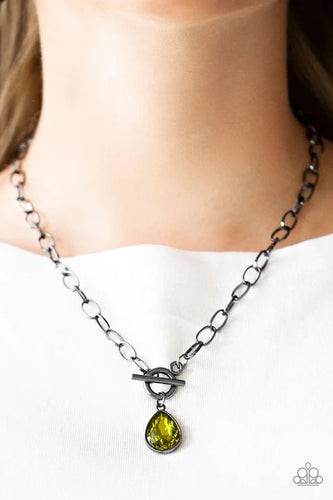 So Sorority - Green ♥ Necklace