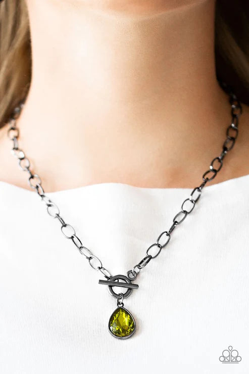 So Sorority - Green ♥ Necklace