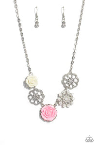 TEA PARTY FAVORS -PINK NECKLACE