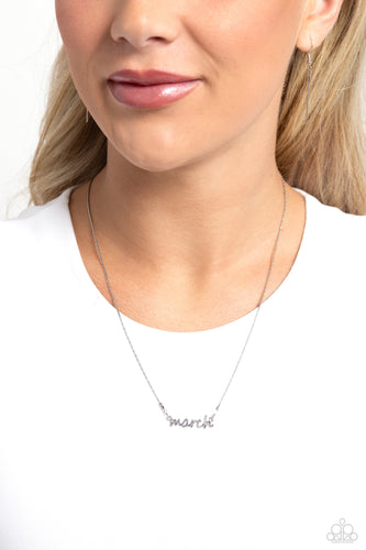 Birth Month Bling - March - Silver #N710-2