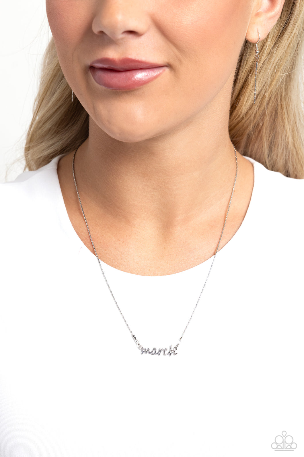 Birth Month Bling - March - Silver #N710-2