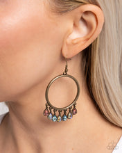 Load image into Gallery viewer, Hooped Hello - Brass #E811