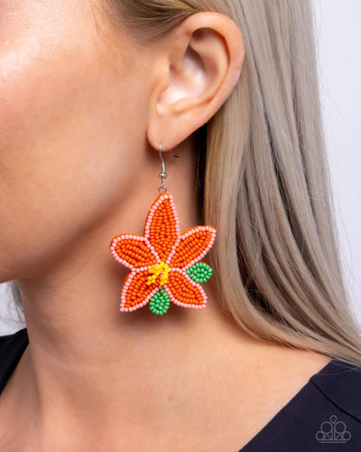 Seed Bead Symmetry - Orange #E559