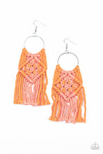 Load image into Gallery viewer, Macrame Rainbow - Orange #E613-3