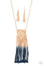 Load image into Gallery viewer, Look At MACRAME Now - Blue #N272-2