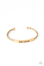 Load image into Gallery viewer, Keep Calm and Believe - Gold #U106