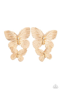 Blushing Butterflies - Gold # E183