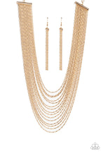 Load image into Gallery viewer, Cascading Chains - Gold #N478